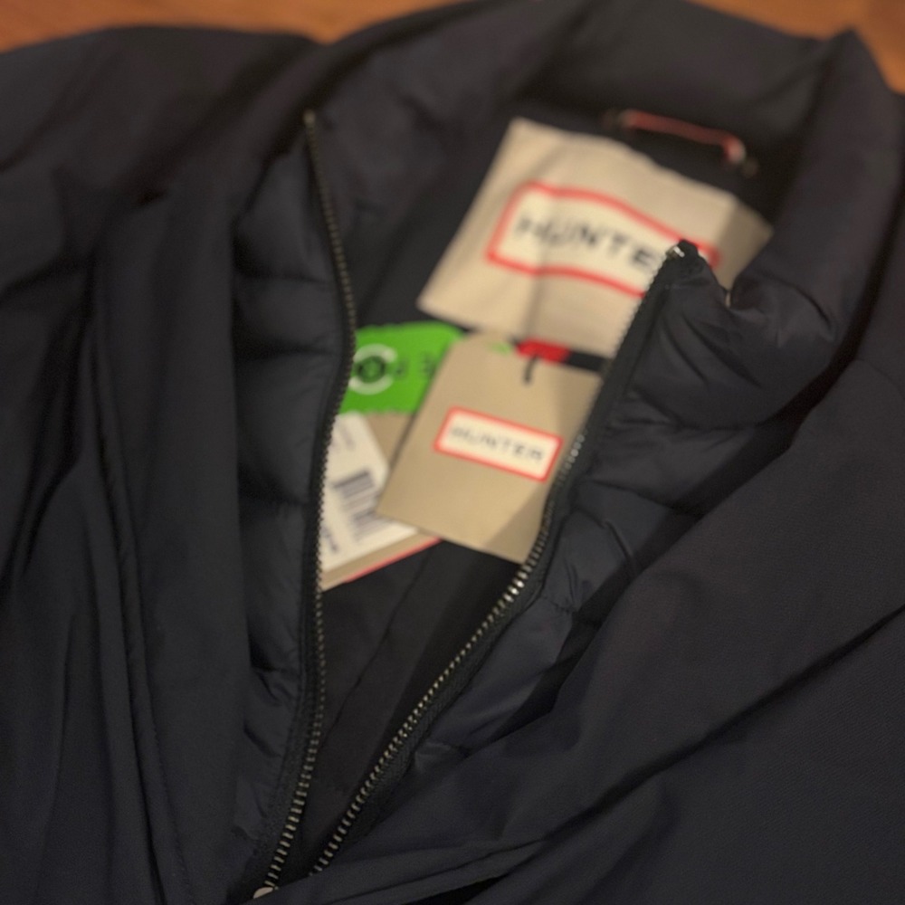 Hunter Navy Blue Men's Water Resistant Blazer Jacket Size L Aldgate NEW WITH TAG - Picture 5 of 13